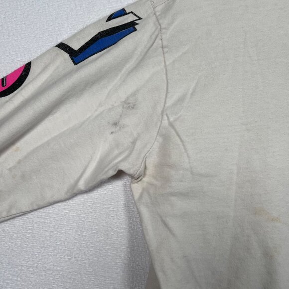 Yoko Racewear Long sleeve 100% Cotton XL VTG 90s Distressed Graphic Print Logo - Picture 8 of 16